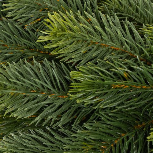 Couronne artificielle en branches de sapin vert ronde 50 cm | Floristik24.fr