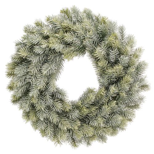 Floristik24 Couronne de sapin couronne décorative glacée vert sapin artificiel Ø40cm