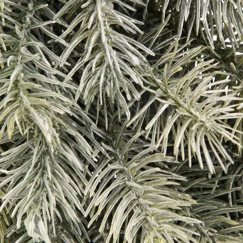 Floristik24 Couronne de sapin couronne décorative glacée vert sapin artificiel Ø40cm