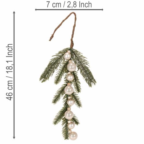 ProductNameDeux branches de sapin artificielles avec mini-boules blanc champagne, 46 cm/ProductName

ProductDescription<h2>Branche de sapin artificielle avec mini-boules pour décorer la maison</h2>
<p>Ce lot comprend deux branches de sapin artificielles d | Floristik24.fr