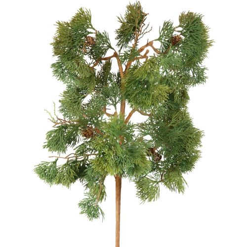 Article Branche de sapin artificielle, branche de cèdre vert, cônes 85cm