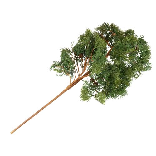 Article Branche de sapin artificielle, branche de cèdre vert, cônes 85cm