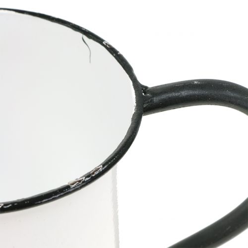 Floristik24 Coupe jardinière en métal vintage H13,5cm Ø15cm