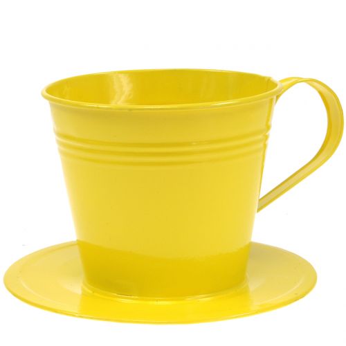 Article Tasse avec soucoupe Ø 12 cm H. 10 cm 8 p. coloris assortis