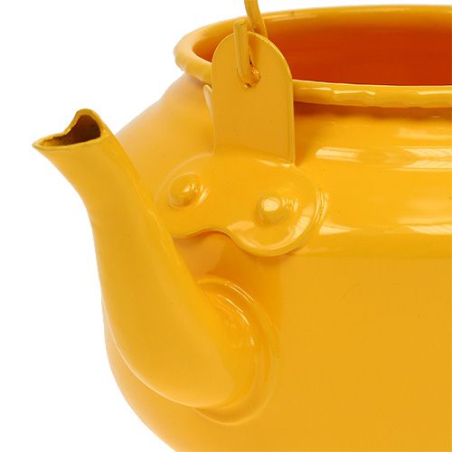 Théière Ø 9 cm H. 10 cm jaune oeuf | Floristik24.fr