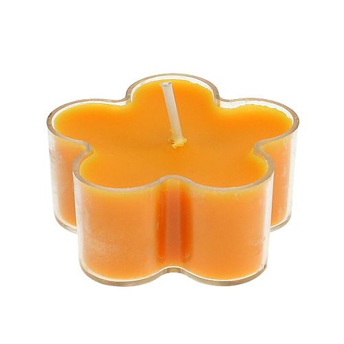 Floristik24 Bougie chauffe-plat parfumée en forme de fleur 4,5 x 2 cm 6 p.