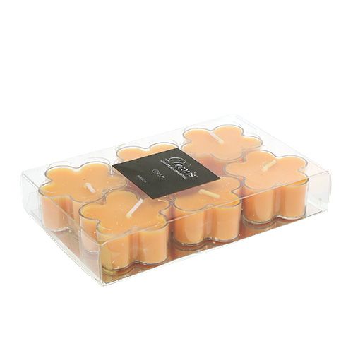 Floristik24 Bougie chauffe-plat parfumée en forme de fleur 4,5 x 2 cm 6 p.