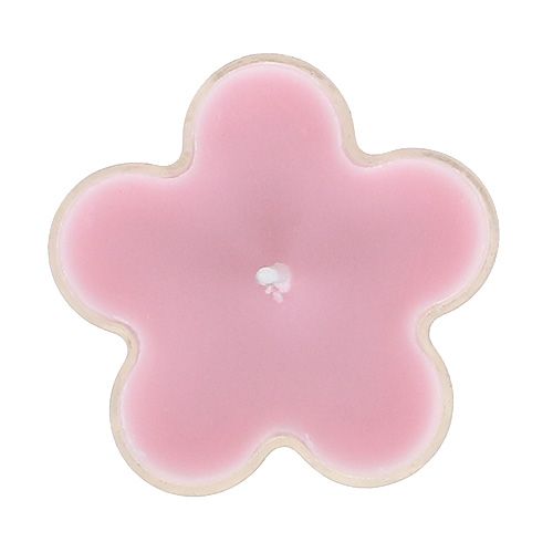 Floristik24 Bougie chauffe-plat fleur parfumée 4,5 x 2 cm 6 p.