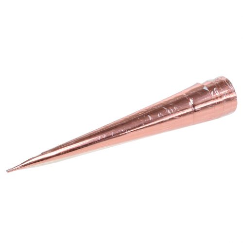Floristik24 Photophore Ø4.5cm H25cm cuivre 4pcs
