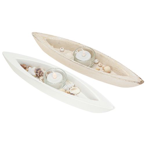 Article Bougeoirs marins pour bougies chauffe-plats 31×6,5 cm 2 pcs