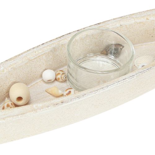 Article Bougeoirs marins pour bougies chauffe-plats 31×6,5 cm 2 pcs