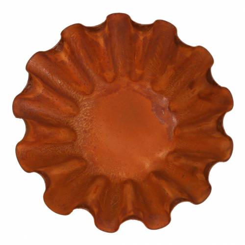 Bol décoratif, aspect plat de cuisson, grille inox Ø12,5cm H4cm