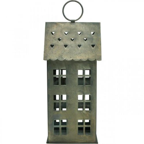 Floristik24 Photophore Lichthaus Photophore en métal H31,5cm