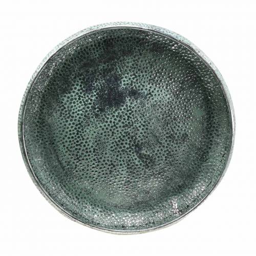 Floristik24 Bol décoratif antique argent zinc Ø40 / 50cm lot de 2
