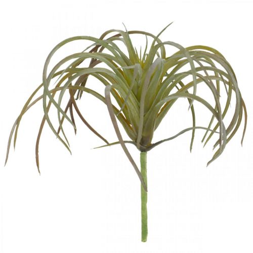 Tillandsia artificiel à coller vert-violet plante artificielle 13cm