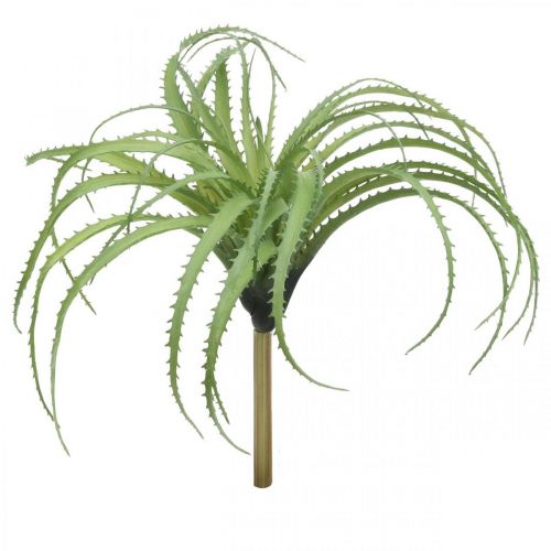 Aloès artificiel vert plante artificielle à coller plante verte 38Øcm