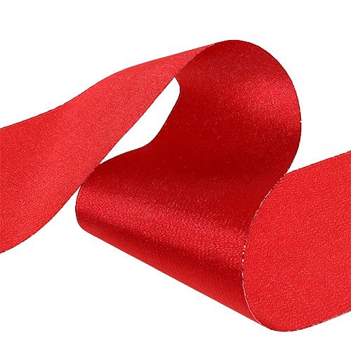 Floristik24 Ruban de table rouge 10cm 15m