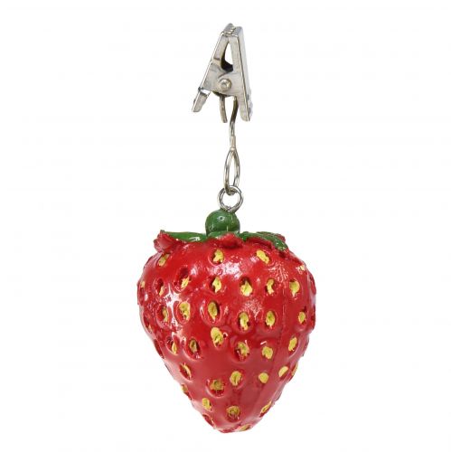 Poids de nappe pinces à nappe fraises 4,5 cm 4pcs