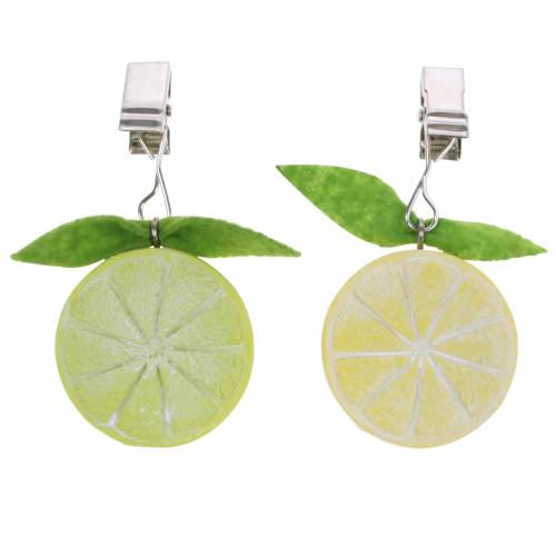 Nappe poids citron lime assorti 8pcs-827545