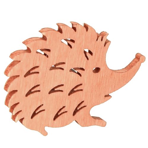 Article Décoration de table automne décoration dispersée hérisson bois L4cm H3cm 72 pcs
