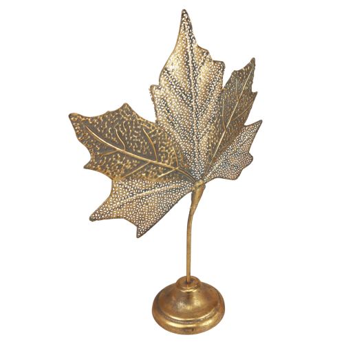 Article Décoration de table décoration feuille d'érable d'automne doré antique 58cm × 39cm