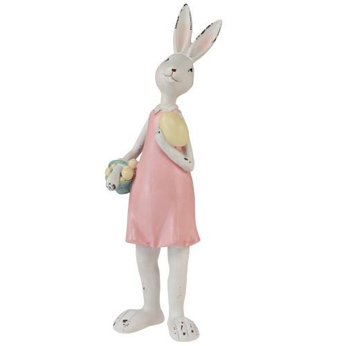 Article Décoration de table lapins de Pâques décoration lapin 9,5cmx9,5cmx29,5cm