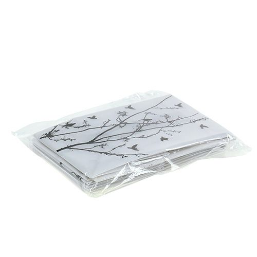Floristik24 Sachet en plastique pour décoration de table avec motif 10x8x15cm 8pcs