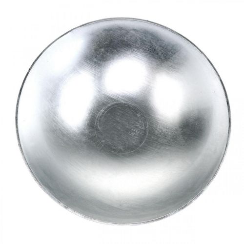 Floristik24 Déco de table bol argent Ø28cm plastique