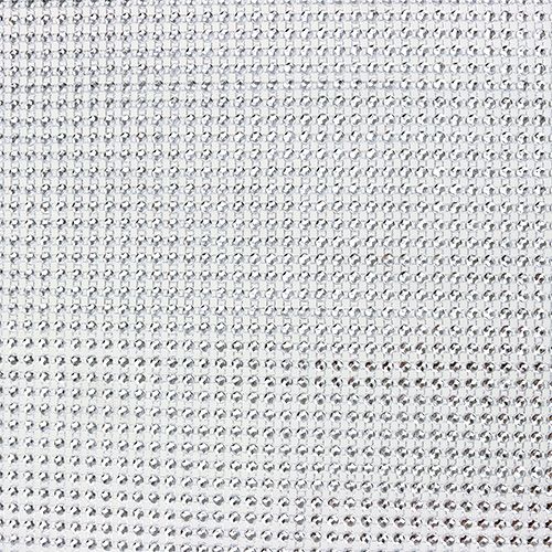 Floristik24 Chemin de table à paillettes argent clair L25cm L228cm