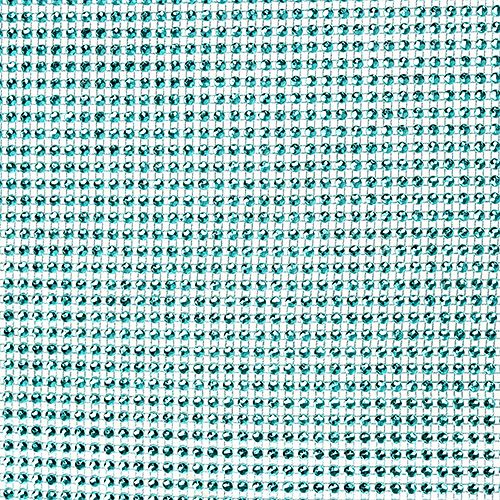 Article Chemin de table avec paillettes turquoise l. 25 cm L. 228 cm