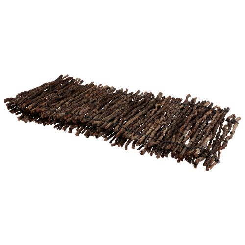 Article Chemin de table bois branches décoratives décoration marron naturel 89×20,5cm
