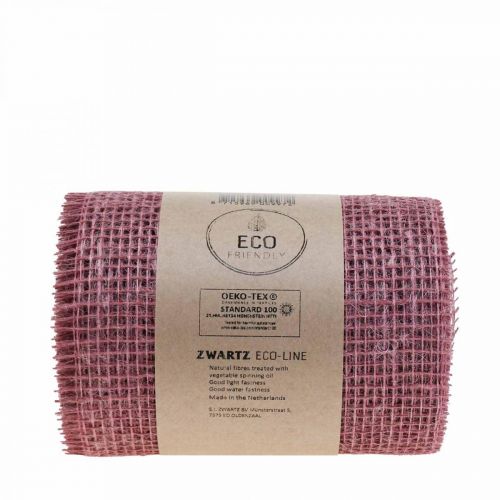 Article Chemin de table jute ruban de jute ruban de table rose W15cm L10m