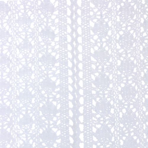 Floristik24 Chemin de table dentelle au crochet blanc 30 x 140 cm