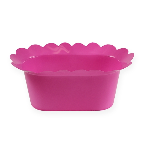 Floristik24 Pot en plastique ovale coloré 23cm 10pcs