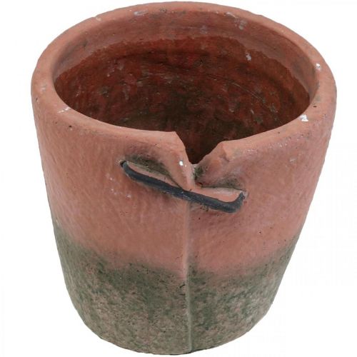 Article Cache-pot béton pot terre cuite Ø18cm H17cm