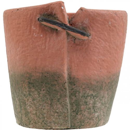 Article Cache-pot béton pot terre cuite Ø18cm H17cm