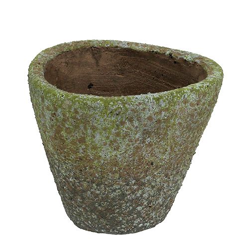 Floristik24 Pot de mousse gris Ø16cm H13,5cm 1pc