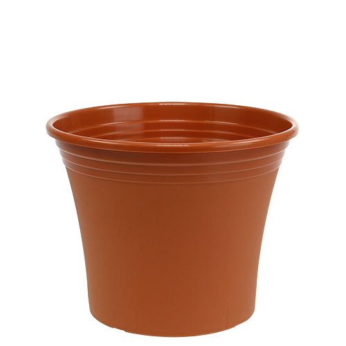 Floristik24 Pot « Irys » plastique terre cuite Ø22cm H18cm 1 pce