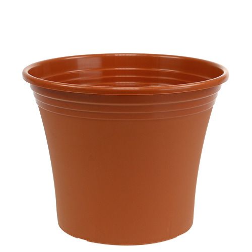 Floristik24 Pot « Irys » plastique terre cuite Ø29cm H24cm 1 pce