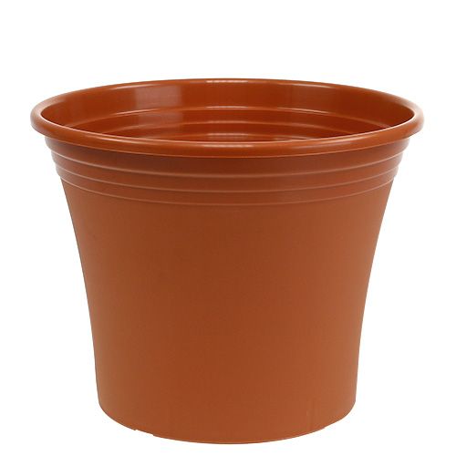 Floristik24 Pot « Irys » plastique terre cuite Ø33cm H27,5cm 1 pce
