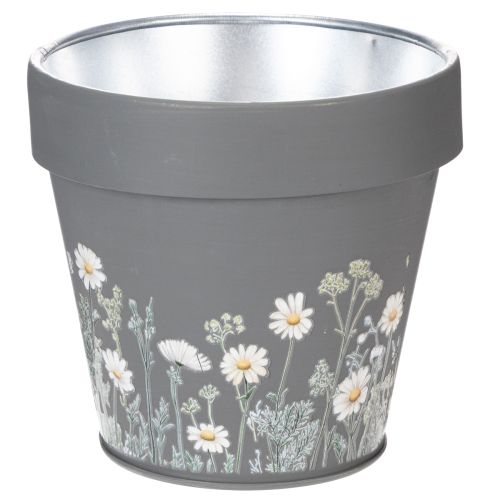 Pot de fleurs à motif marguerite pour une décoration intérieure élégante, 11 cm, lot de 4