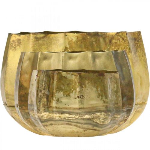 Article Bol décoratif bol métal laiton Ø22/18/14cm lot de 3