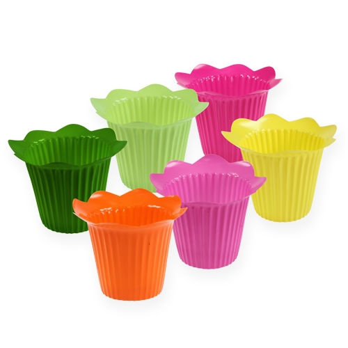 Pot de fleur en plastique Ø12cm 25 pcs