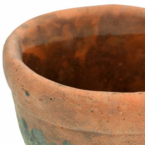 Article Cache pot vintage argile naturelle Ø8.5cm H7cm 4pcs