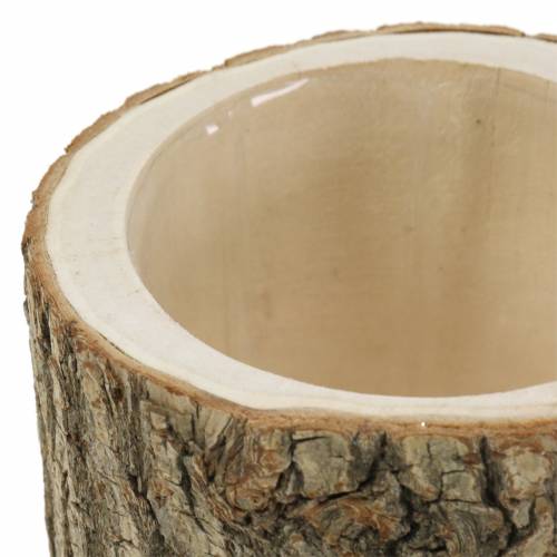 Floristik24 Cache-pot bois d&#39;orme Ø11-13cm H11cm