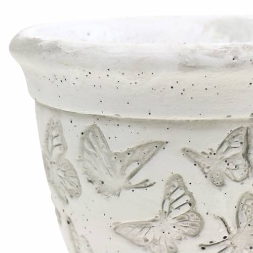 Floristik24 Cache-pot avec des papillons Ø11cm H10cm 6pcs