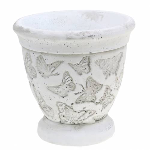 Floristik24 Cache-pot avec des papillons Ø11cm H10cm 6pcs