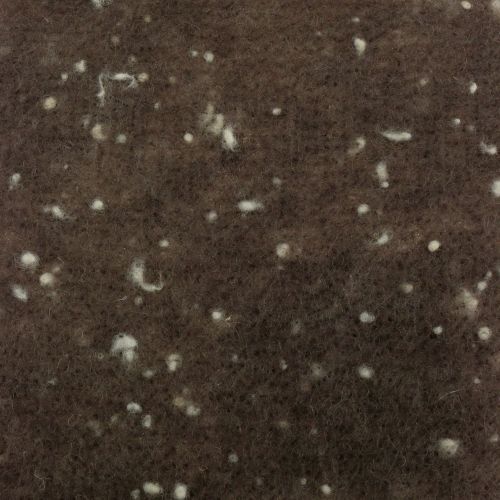 Floristik24 Pot ruban feutre marron à pois 15cm x 5m