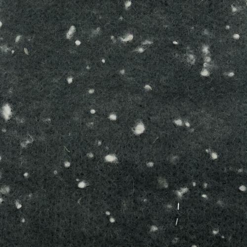 Floristik24 Pot ruban feutre gris à pois 15cm x 5m