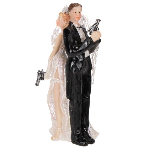 Figurine de mariés pour gâteau, 15,5 cm | Floristik24.fr